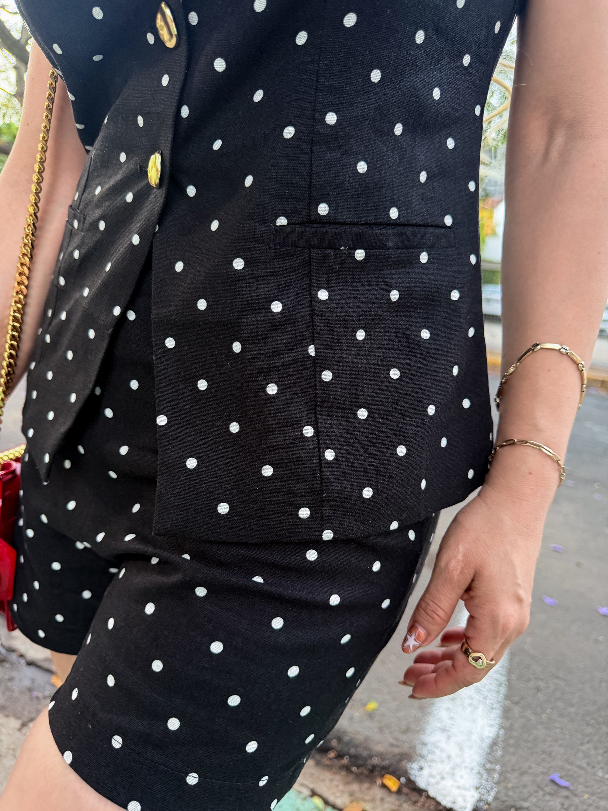 SET POLKAS BLACK
