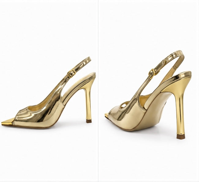 Slingback Punta Metálica