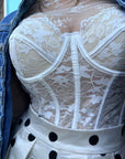 CORSET ESTRUCTURADO DE ENCAJE