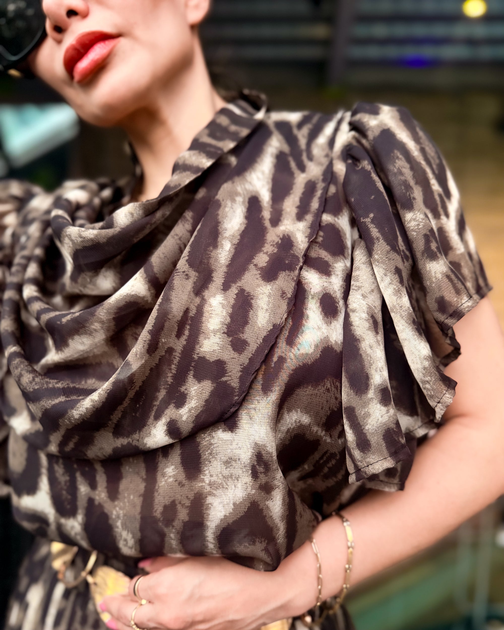 SET ESTAMPADO ANIMAL PRINT