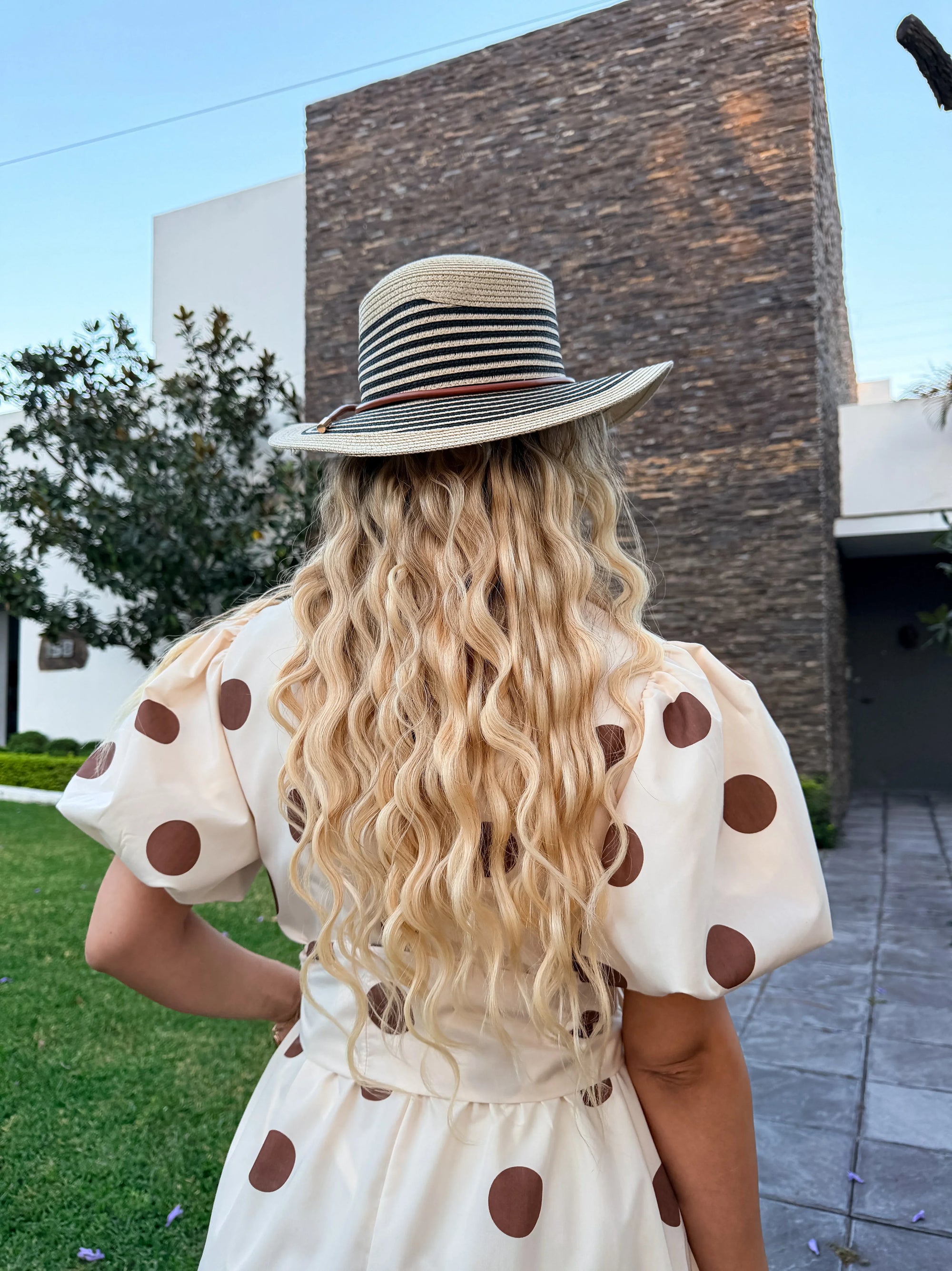 VESTIDO CAMISERO POLKA LATTE