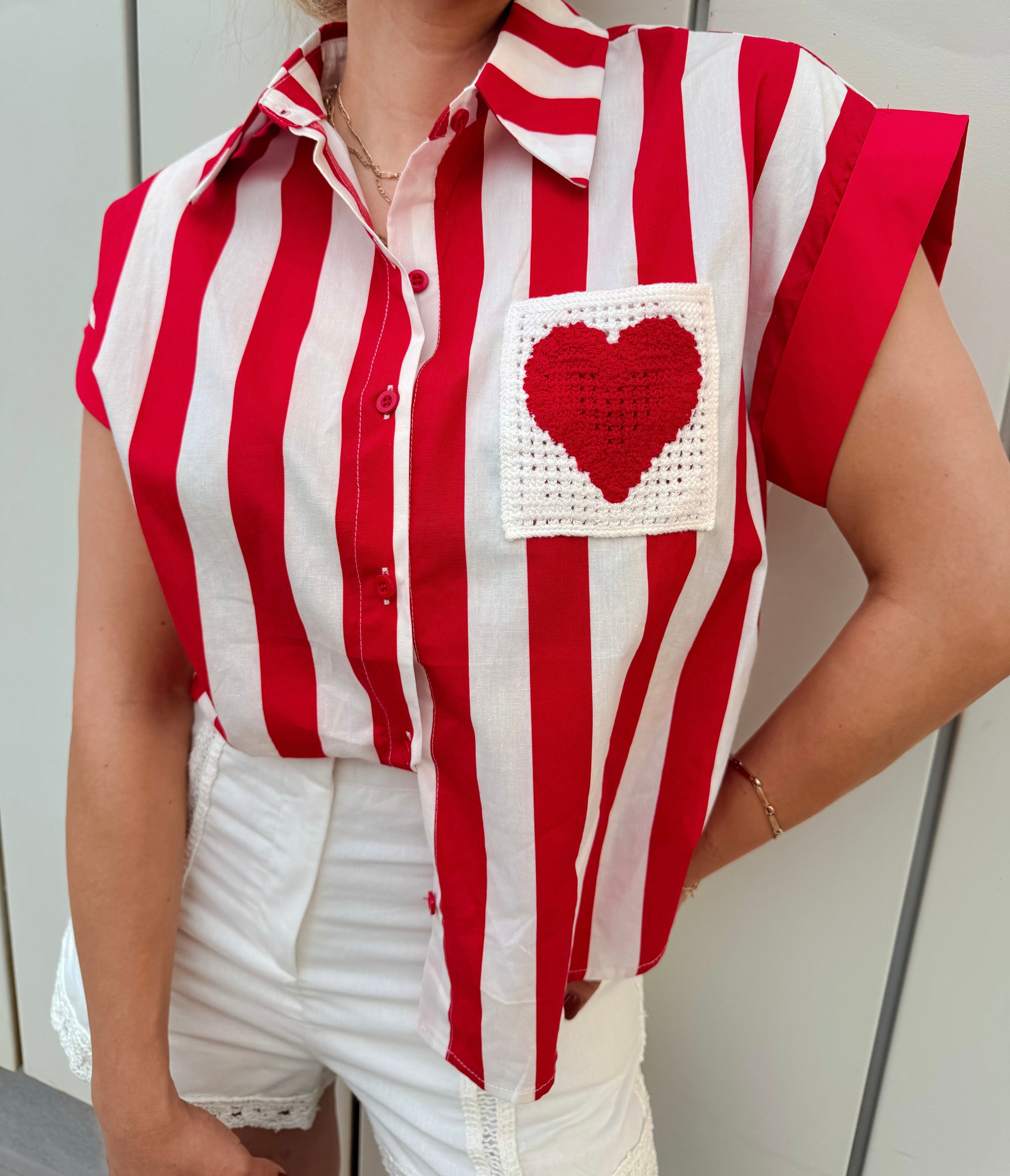 BLUSA CORAZÓN CROCHET