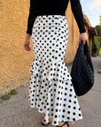 FALDA POLKA DOTS WHITE