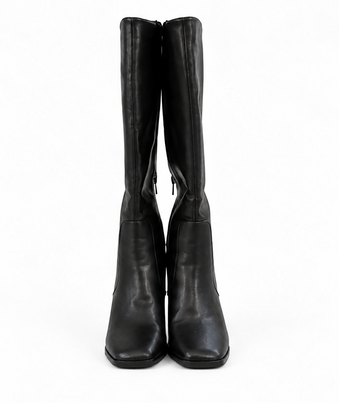 Botas altas negras de tacón