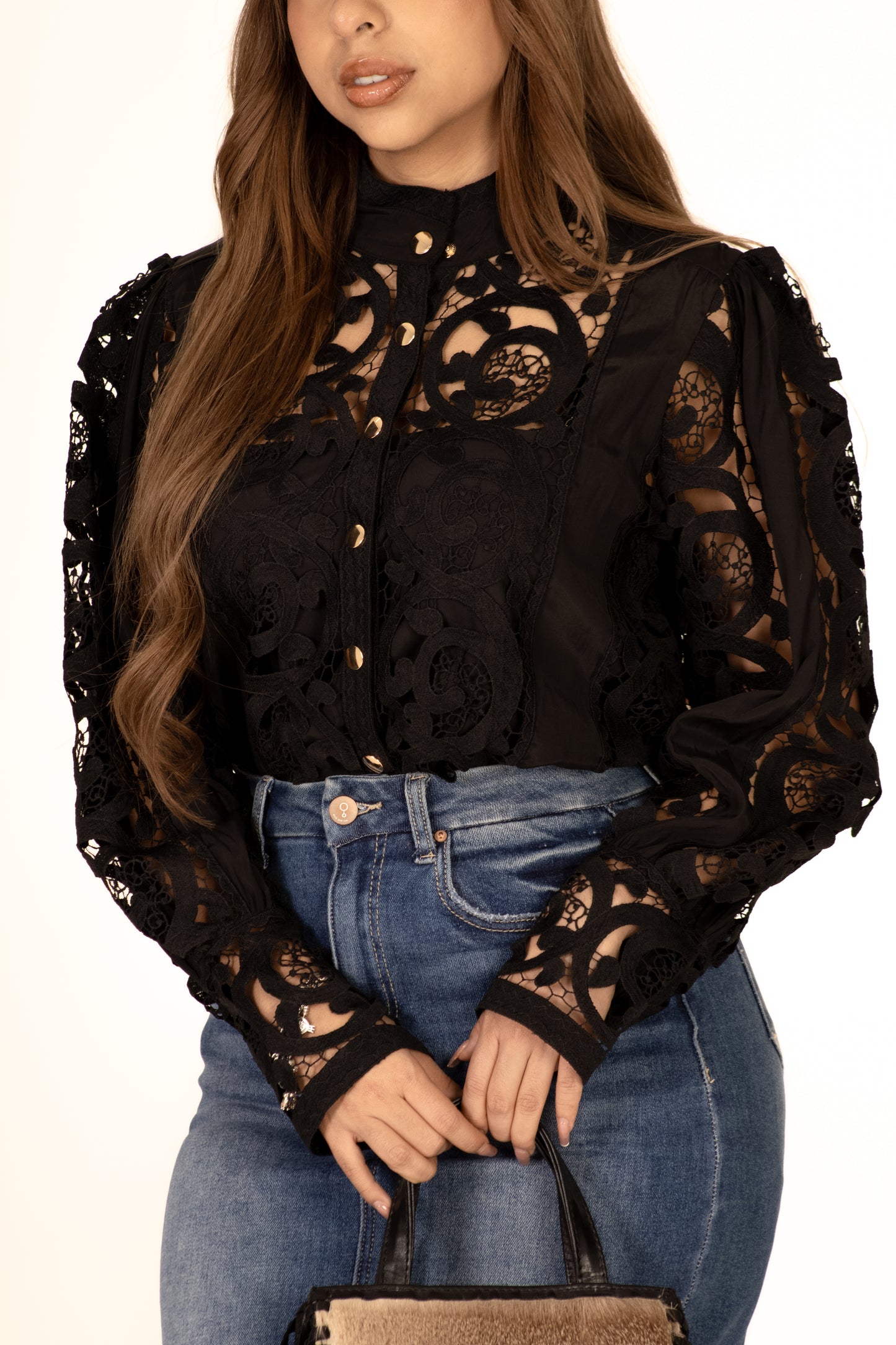 CAMISERA DE ENCAJE