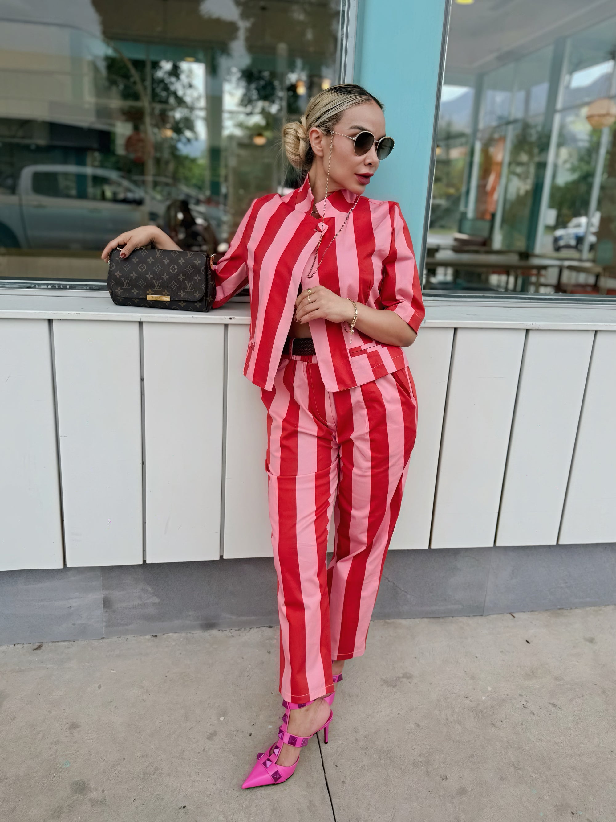 SET RAYAS FUCSIA
