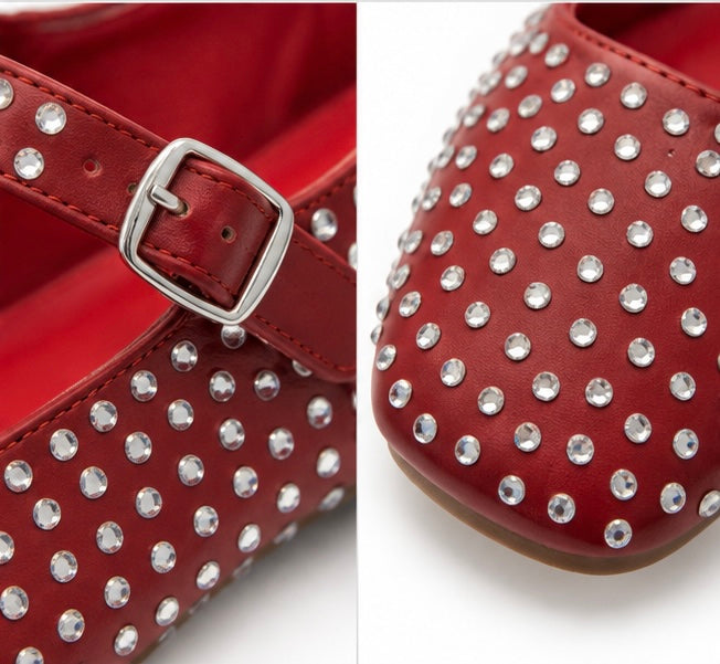 Flats Mary Jane — Rojo