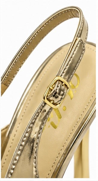 Slingback Punta Metálica