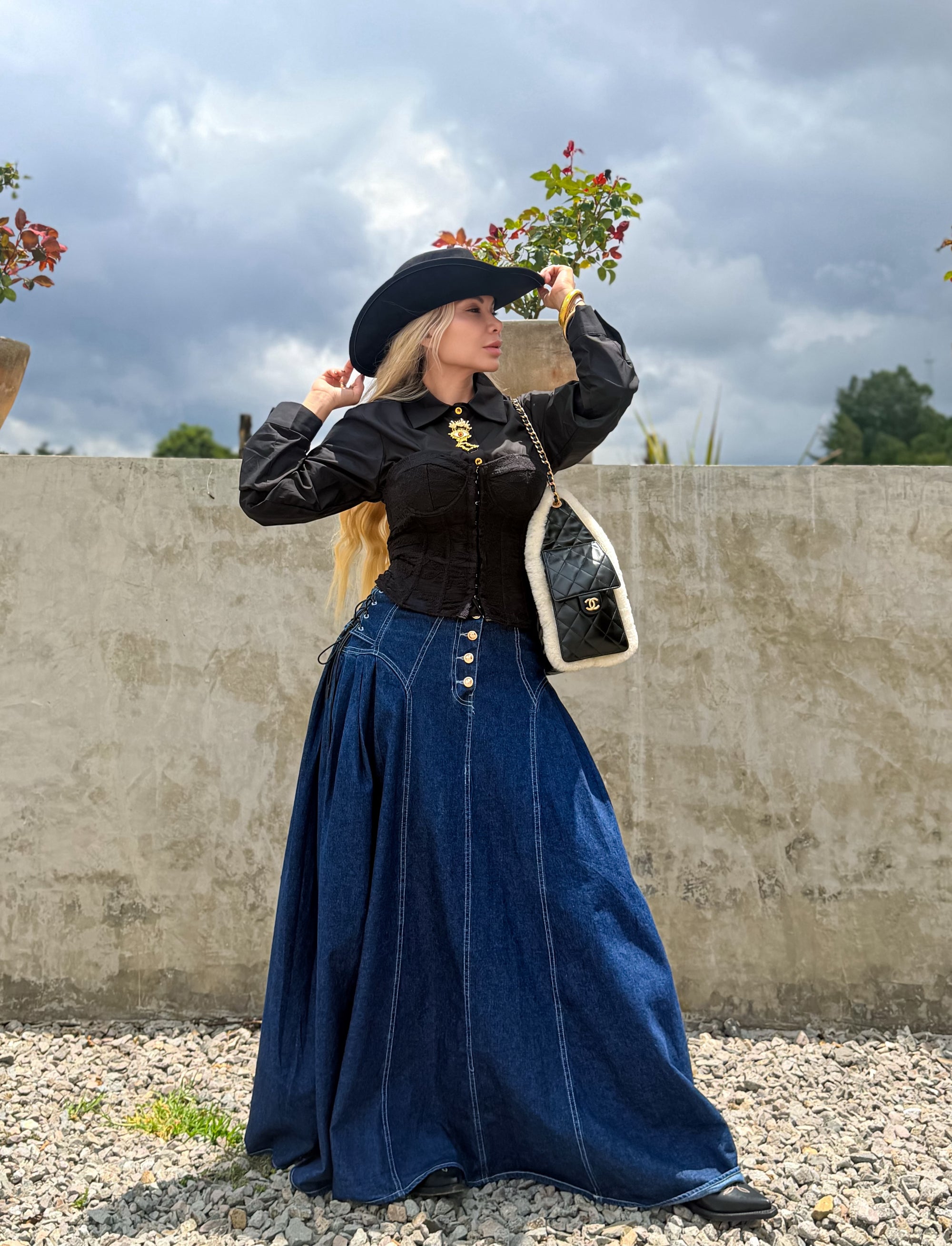 FALDA DENIM OLIVIA