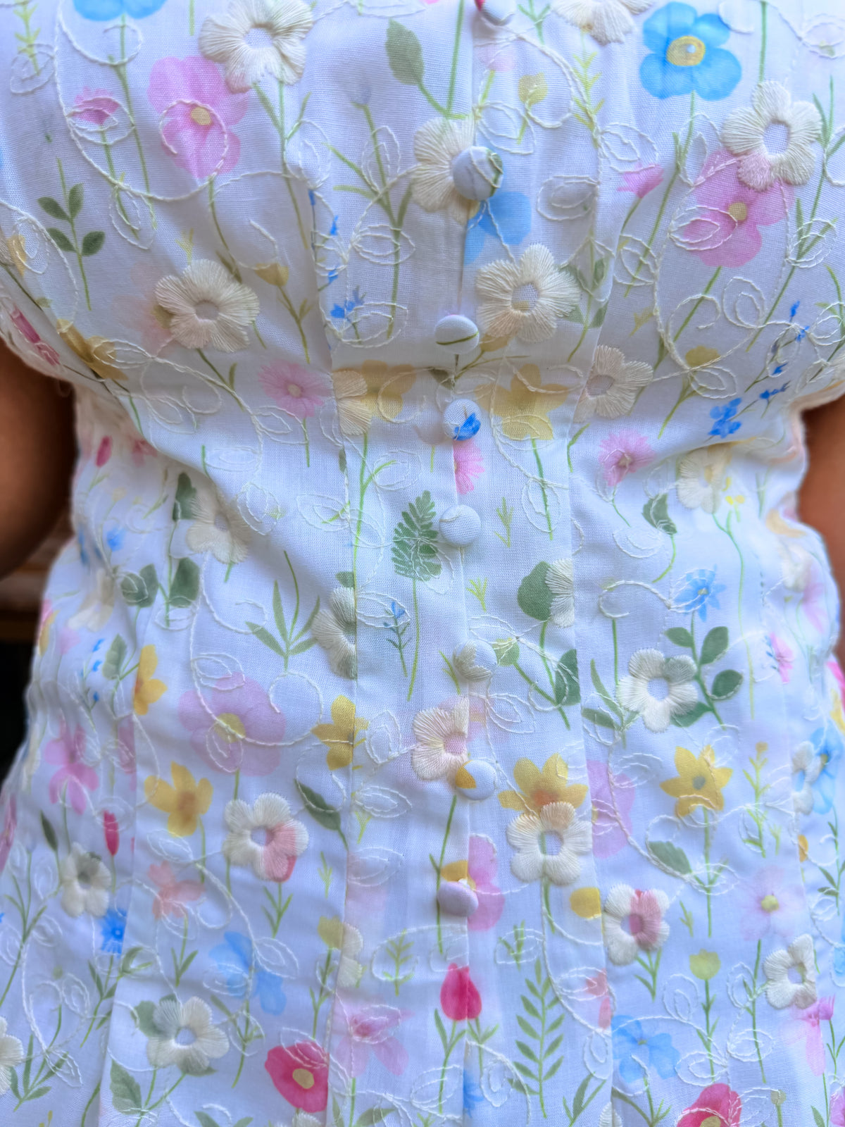 ROMPER FLORAL CELESTE