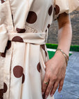 VESTIDO CAMISERO POLKA LATTE