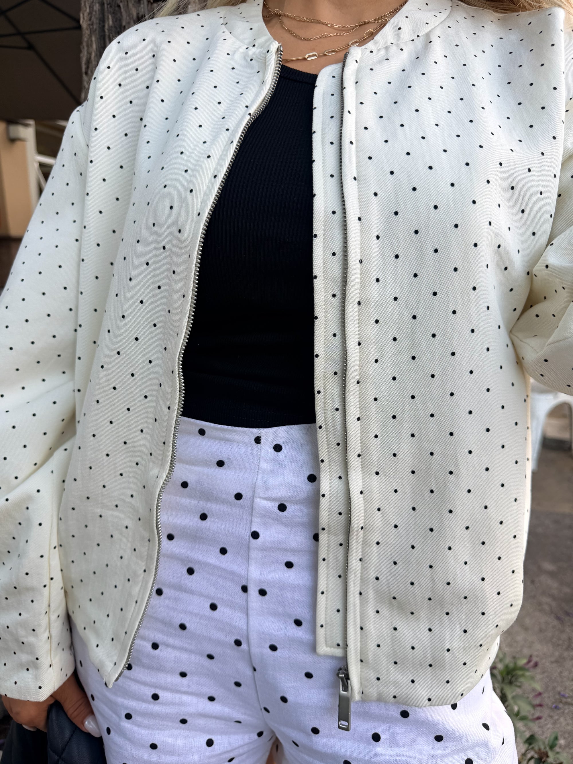 CHAQUETA POLKA DOTS