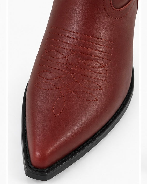 Botas western bordadas — Vino