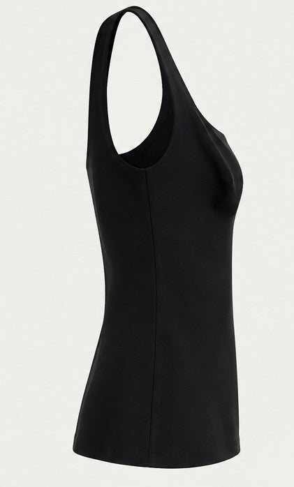 Blusa Square Neck — Negro