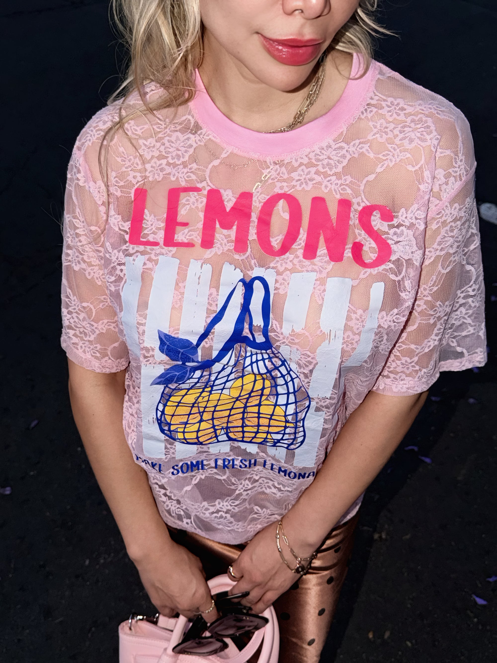 BLUSA LEMONS LACE