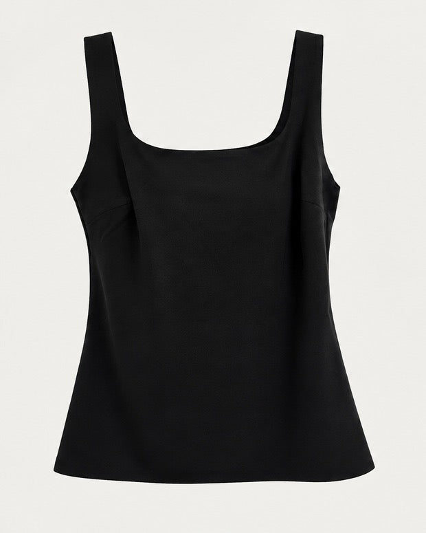 Blusa Square Neck — Negro