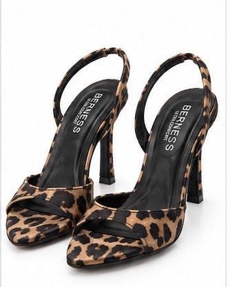 Zapatillas de Tacón Leopardo