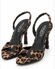 Zapatillas de Tacón Leopardo