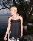 BLUSA LENCERA NEGRA