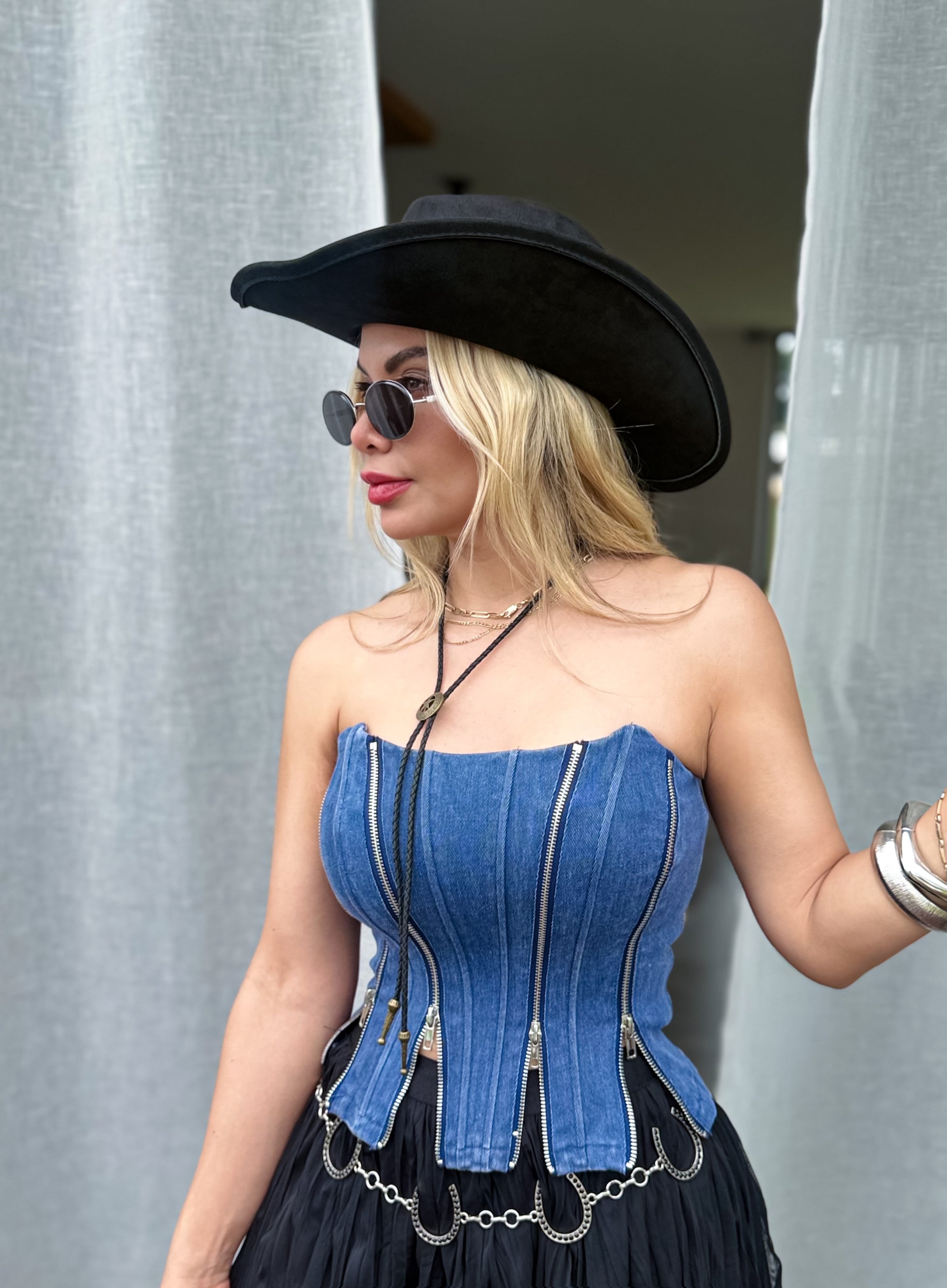 CORSET DENIM
