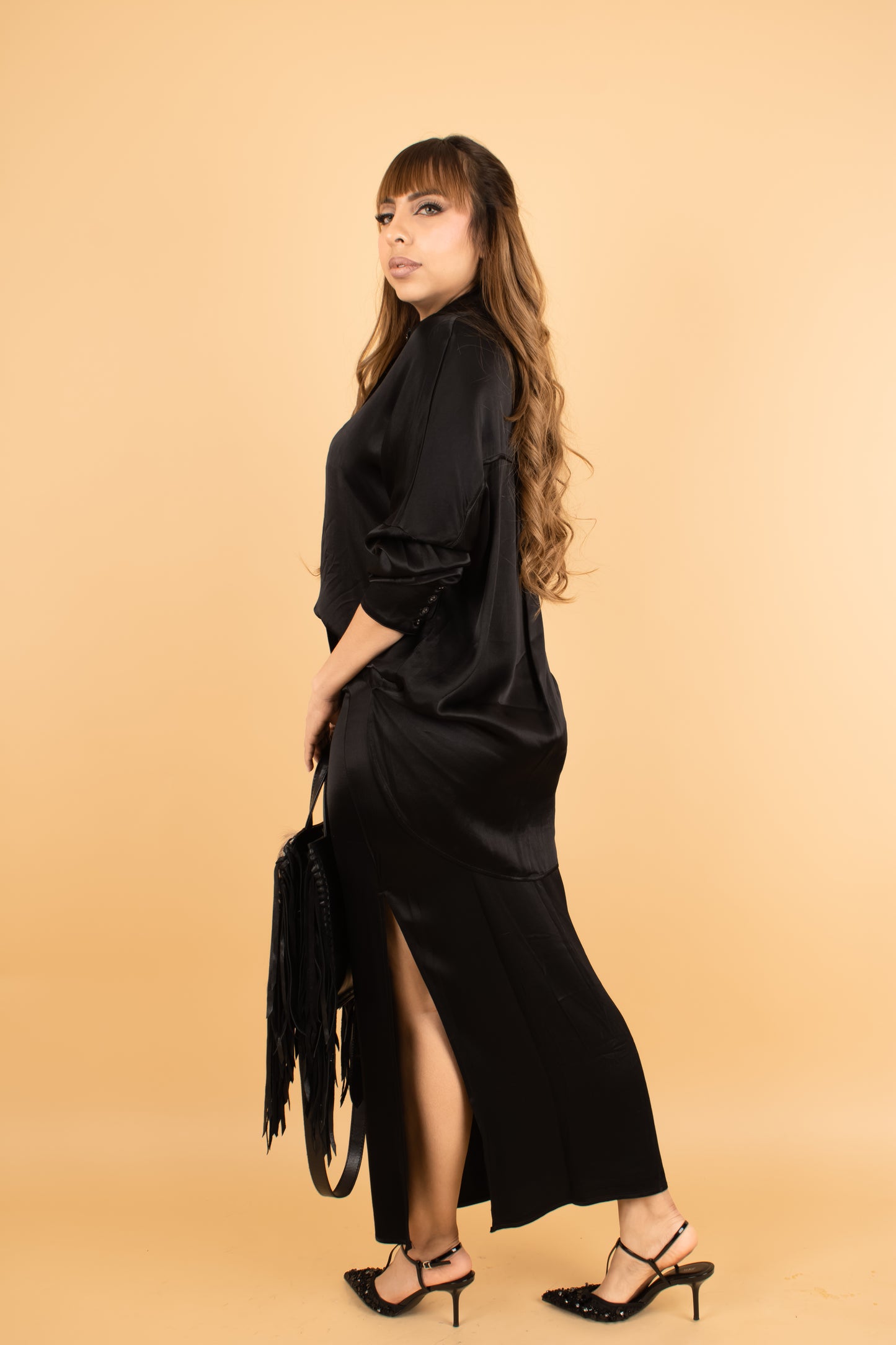 FALDA SATÍN BLACK