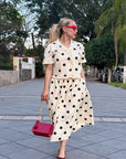 SET POLKA DOTS CON OLANES