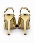 Slingback Punta Metálica