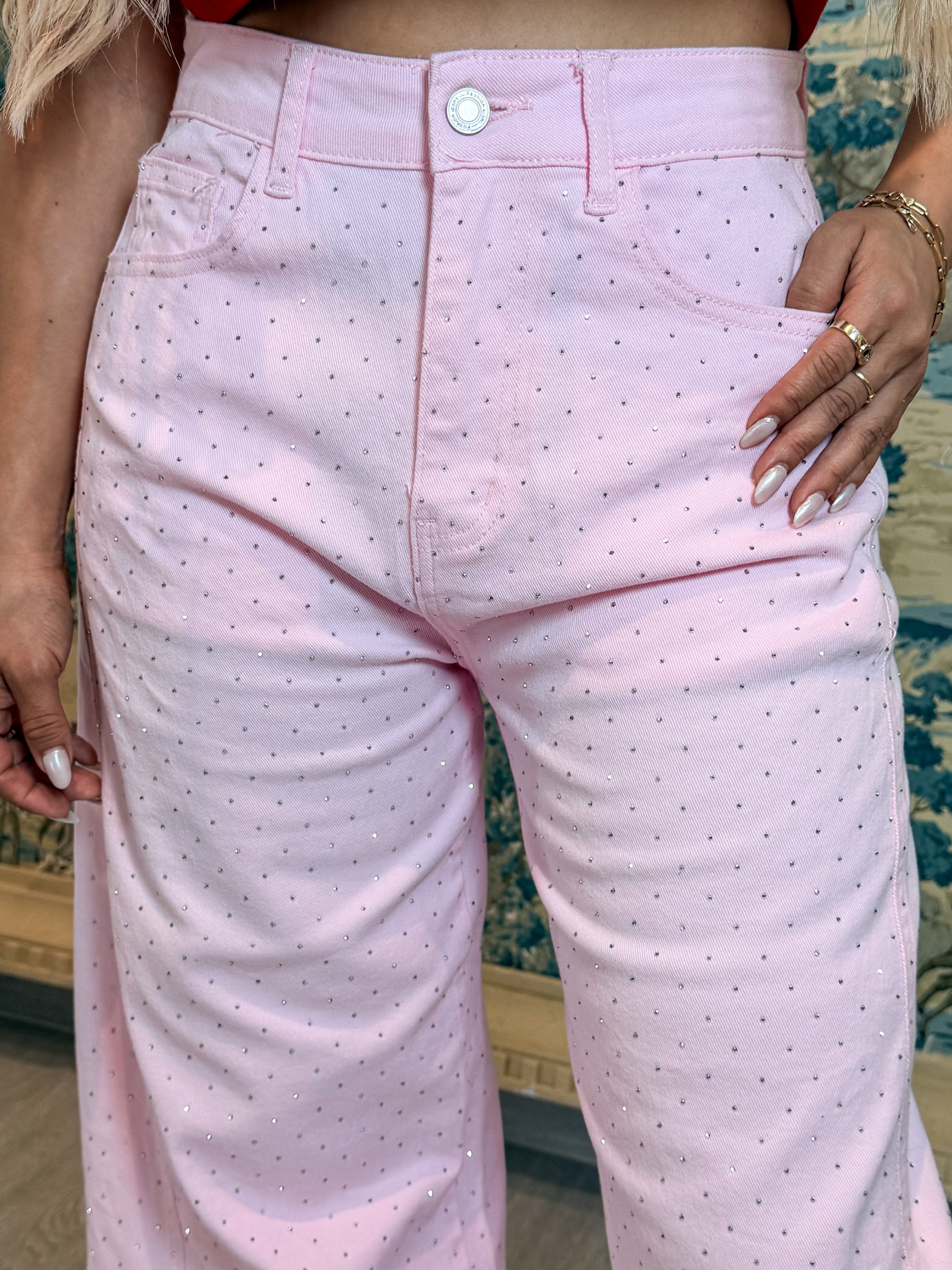 PANTALÓN DENIM PINK