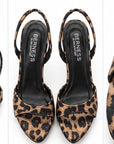 Zapatillas de Tacón Leopardo