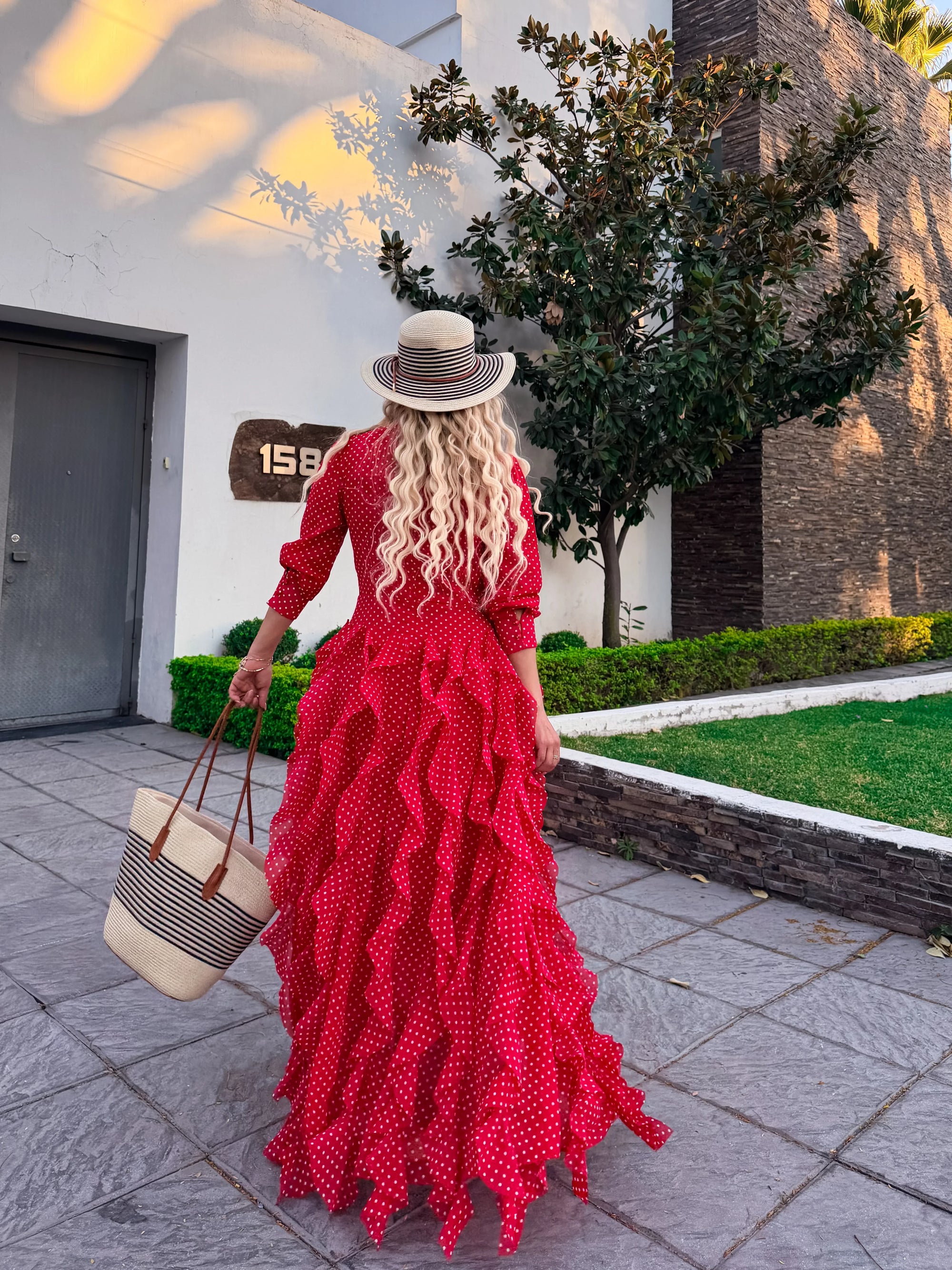 VESTIDO RED POLKA