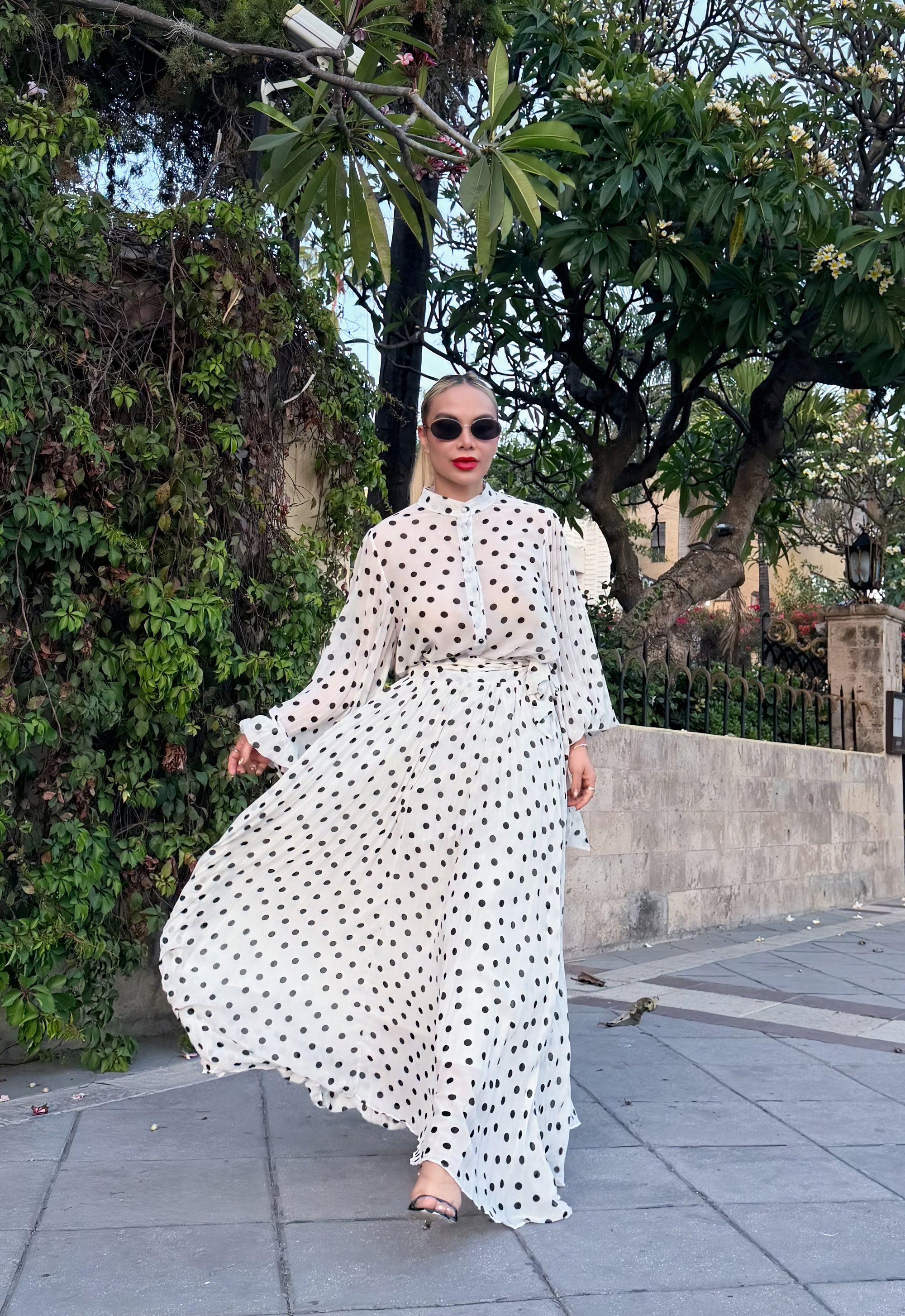 SET MAXI POLKA DOTS