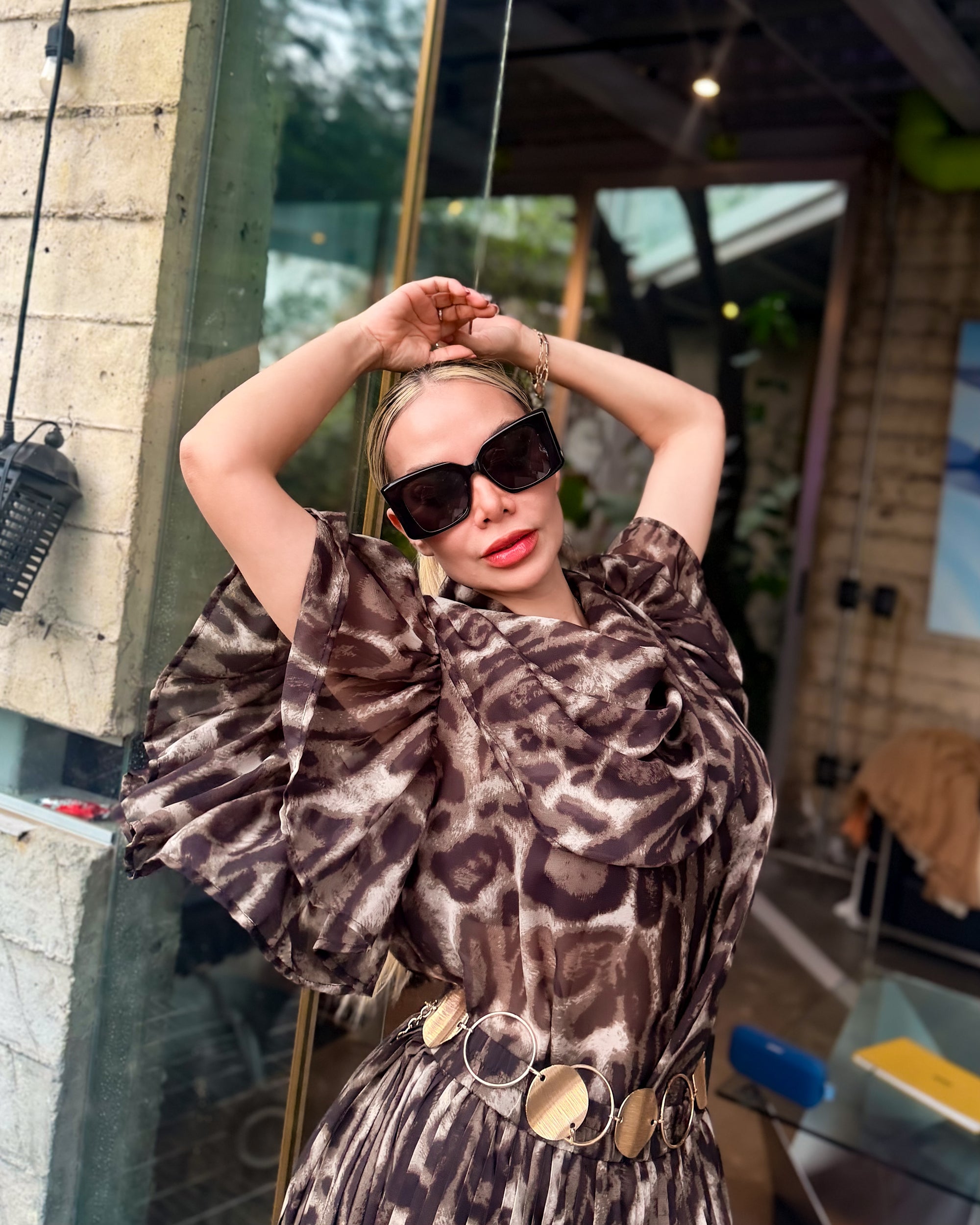 SET ESTAMPADO ANIMAL PRINT