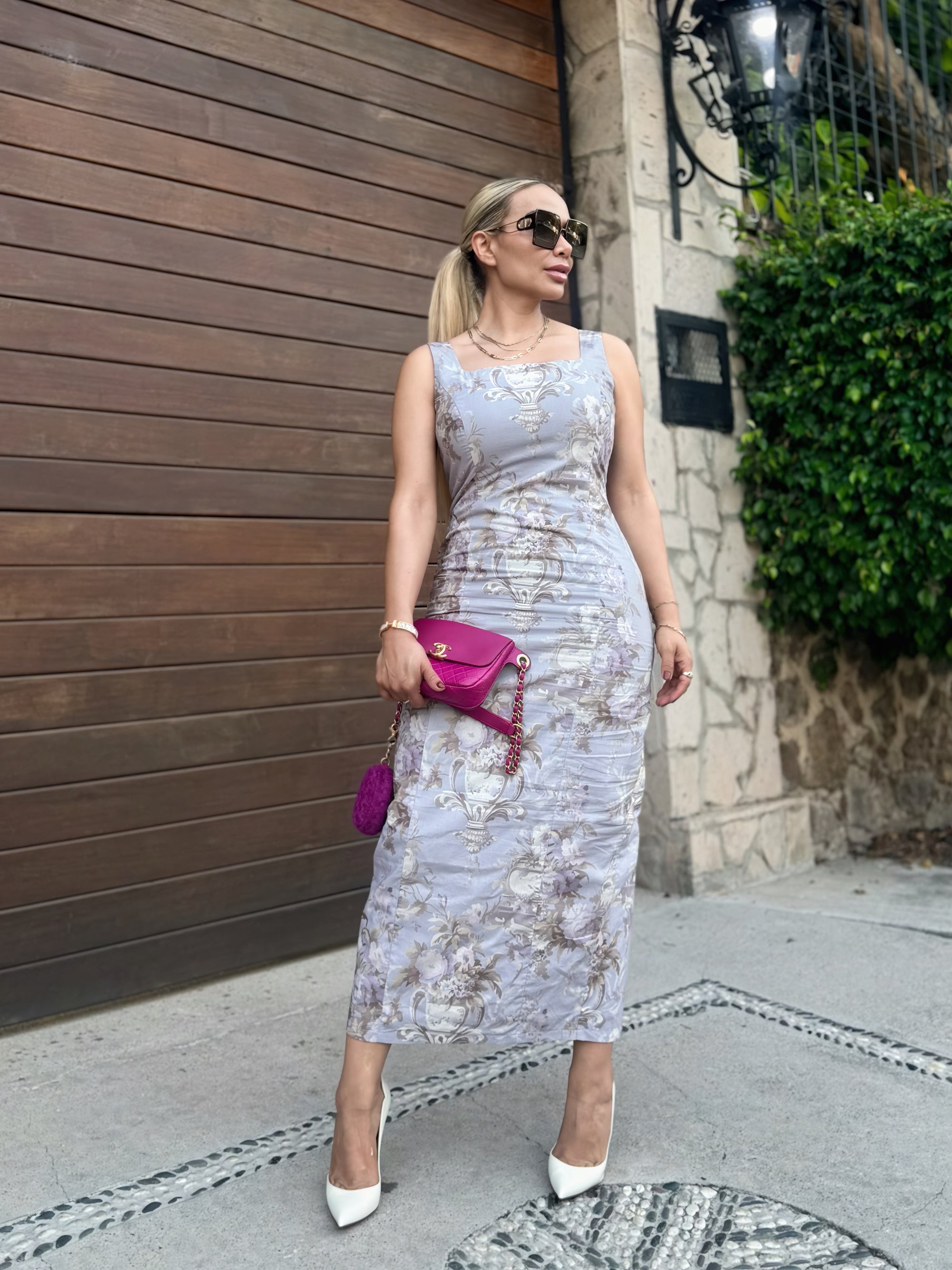 VESTIDO FLORAL LAVANDA