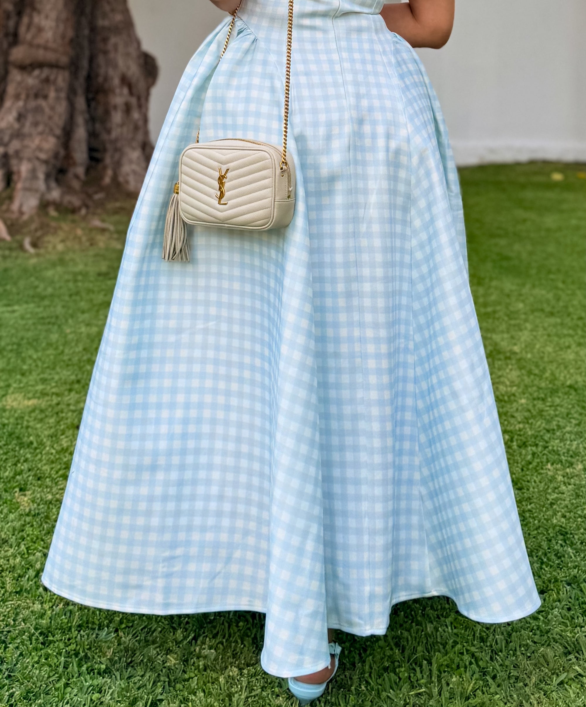 MAXI VESTIDO CELESTE