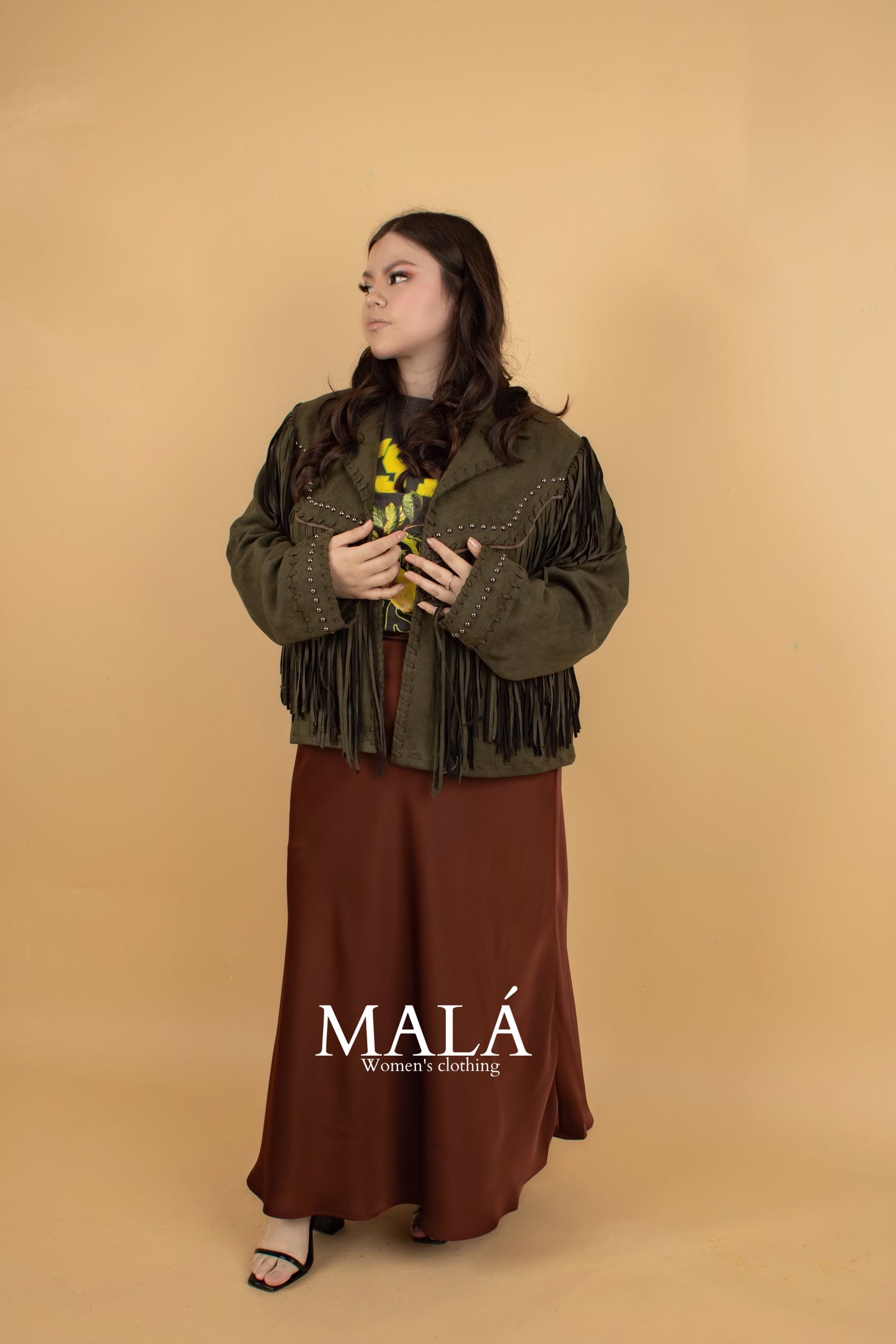 FALDA SATÍN