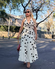 VESTIDO HALTER POLKA DOTS