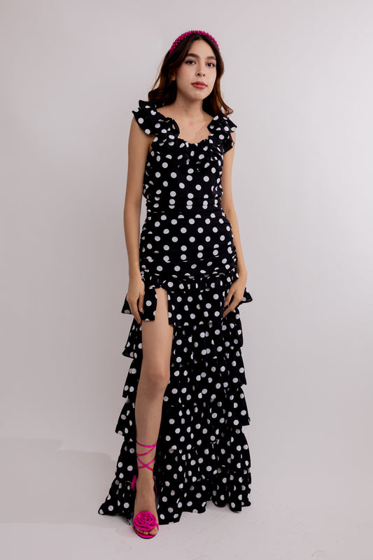 VESTIDO TOPOS