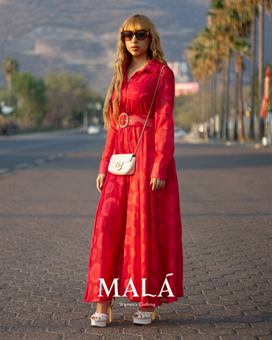 VESTIDO ROJO