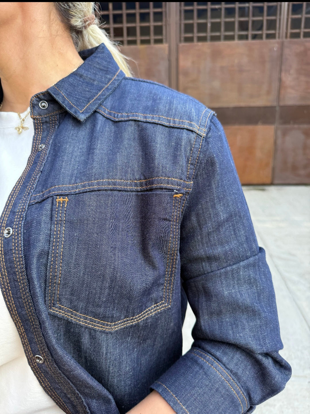 CAMISERA DENIM